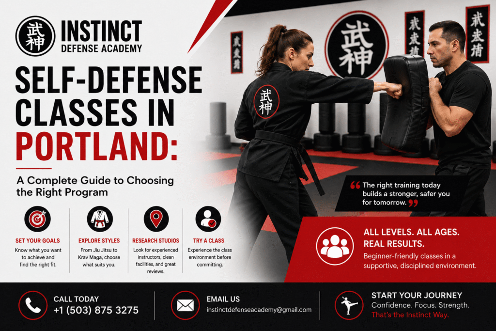 self defense classes portland