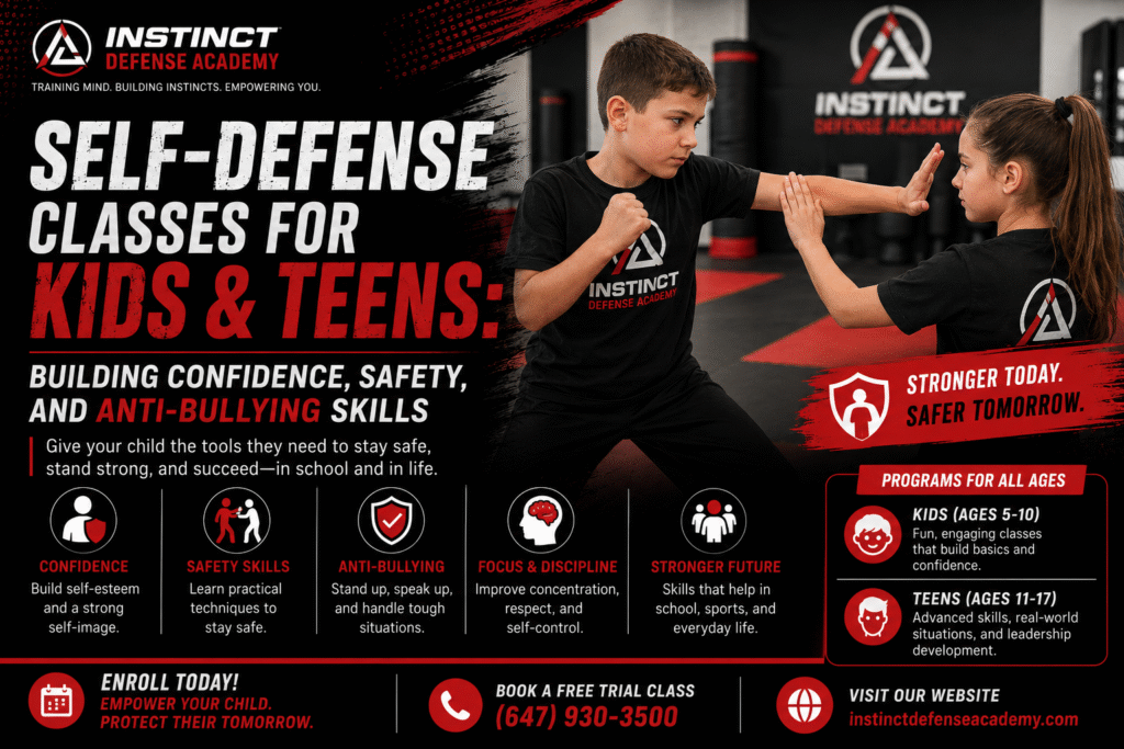 Self-Defense Classes for Kids and Teens | Confidence & Safety