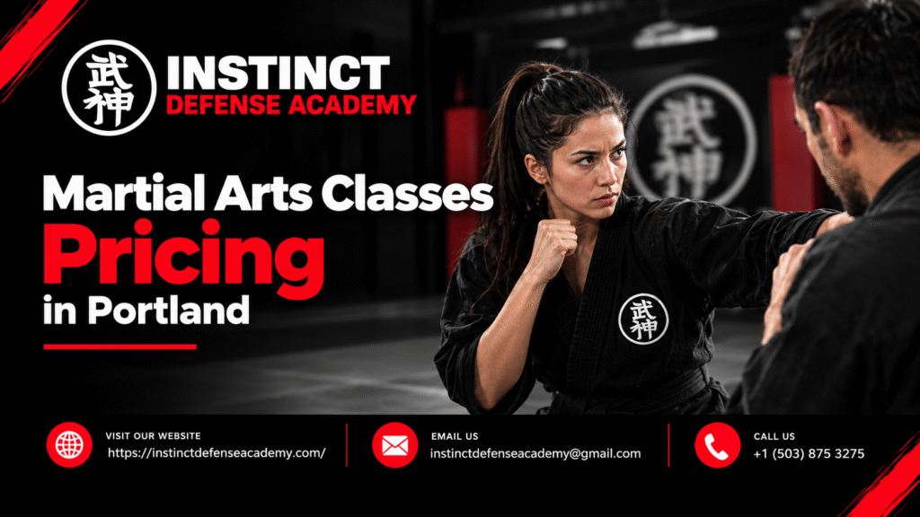 martial arts classes pricing in Portland